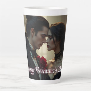 Tasse Latte La Saint-Valentin de la passion éternelle