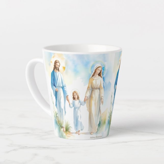 Tasse Latte La Sainte Famille (Angle gauche)