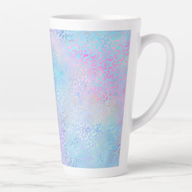 Tasse Latte La série Iridescent Leopard Design 9 (Droite)