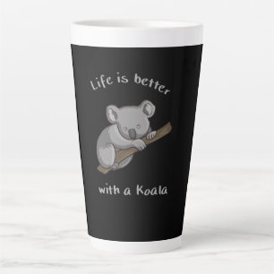 Tasse Latte La Vie Est Meilleure Avec Koala
