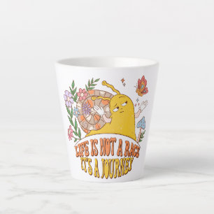 Tasse Latte La vie n'est pas une course, c'est un voyage