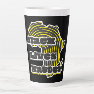 Tasse Latte La vie noire importe