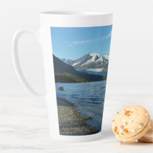 Tasse Latte Lac Mendenhall dans Juneau Paysage de l'Alaska