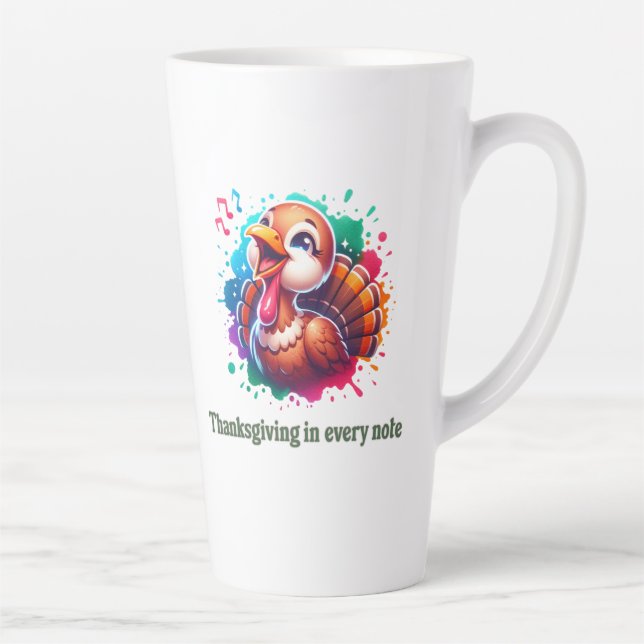Tasse Latte L'action de grâce dans chaque note (Droite)