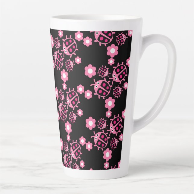 Tasse Latte Ladybird Et ladybug (Droite)