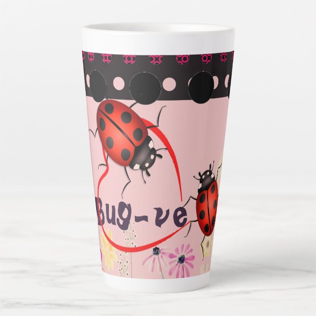 Tasse Latte Ladybug Latte Love (Devant)