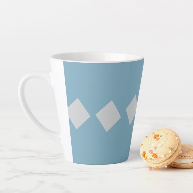 Tasse Latte Lagune Brumeuse  (En situation)
