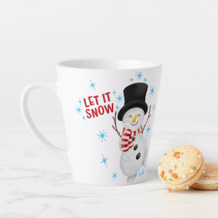 Tasse Latte Laisser neiger Snowman