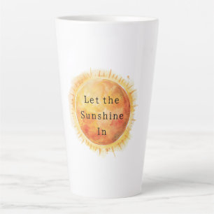 Tasse Latte Laissez entrer le soleil