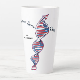 Tasse Latte L'Amérique est profondément ancrée