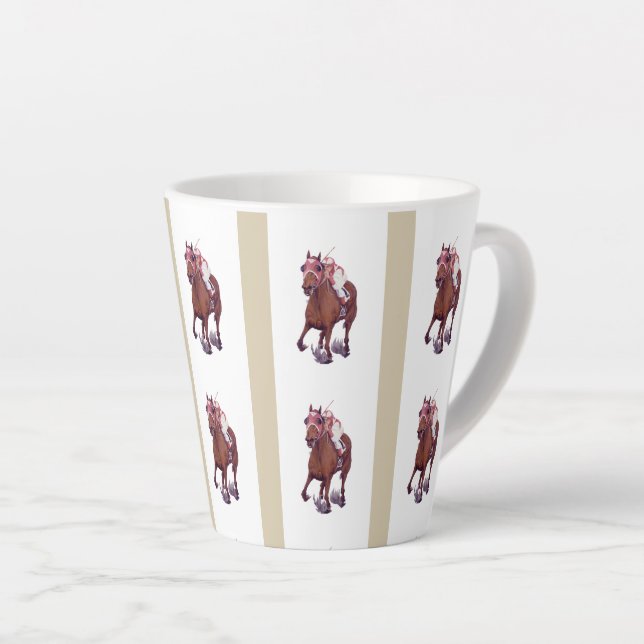 Tasse Latte L'amiral de guerre perd à Underdog Seabiscuit (Angle droit)
