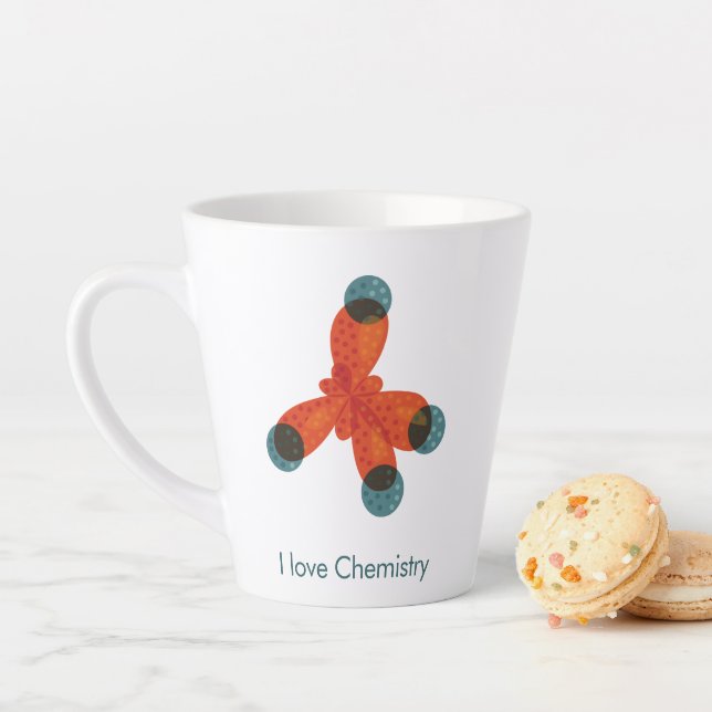 Tasse Latte L'amour de la chimie organique (En situation)