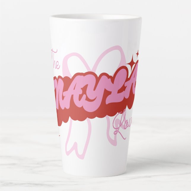 Tasse Latte L'amour de NAYLA (Devant)