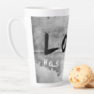 Tasse Latte L'amour de SlipperyJoe n'a pas de couleur de peau