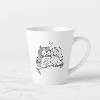Tasse Latte L'Amour du hibou