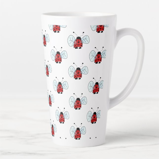 Tasse Latte Lampe de table coccinelle (Droite)