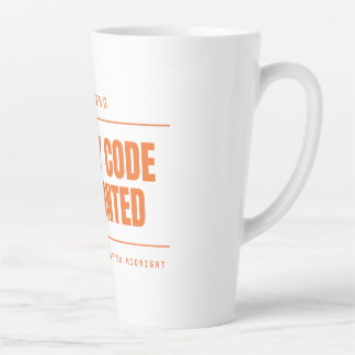 Tasse Latte L'ancien code est hanté Drôle de programmeur dével