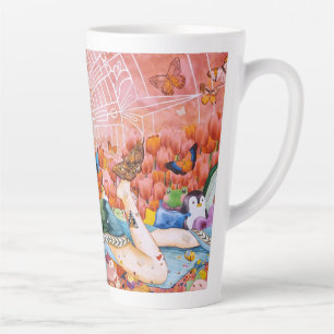 Tasse Latte L'après-midi