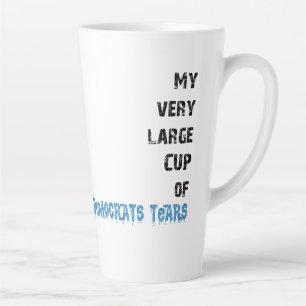 Tasse Latte Larmes des Démocrates