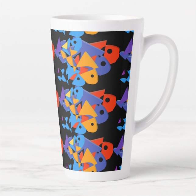 TASSE LATTE L'ART DU POISSON (Droite)