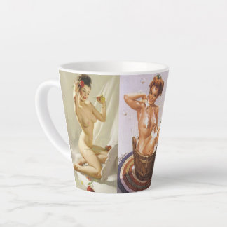 Tasse Latte L'art sexy vintage