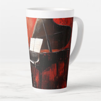 Tasse Latte Latte : 3 instruments à mur rouge