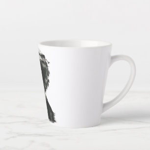 Tasse Latte Latte céramique Silhouette Design Expressive