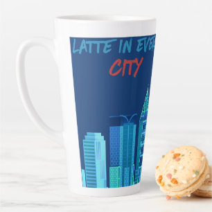Tasse Latte Latte dans chaque grande ville