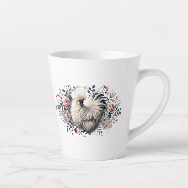 Tasse Latte Latte de poulet en soie/Mug de thé (Droite)