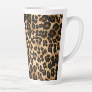Tasse Latte Latte Mug-Empreinte de léopard