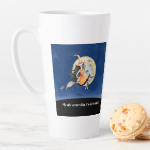 Tasse Latte Latte Mug, la balade douce de sorcière