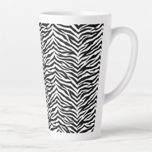 Tasse Latte Latte Mug-Zebra Print