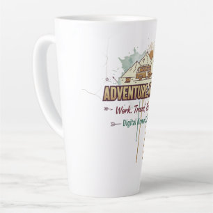 Tasse Latte L'aventure attend 