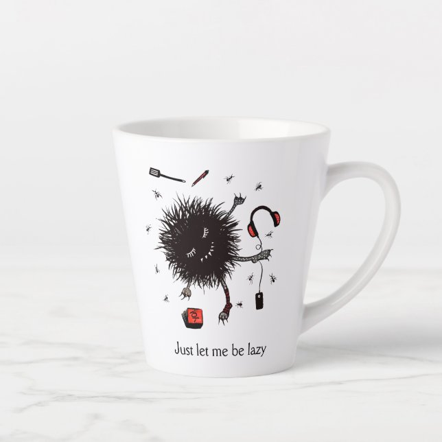 Tasse Latte Lazy Day Funny Creature Relaxante (Droite)