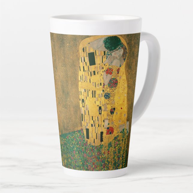 Tasse Latte Le baiser de Klimt (Angle droit)