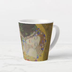 Tasse Latte Le Baiser, peinture à l'huile Art nouveau, Gustav