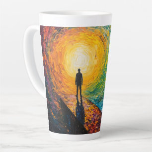 Tasse Latte Le bord de la dimension