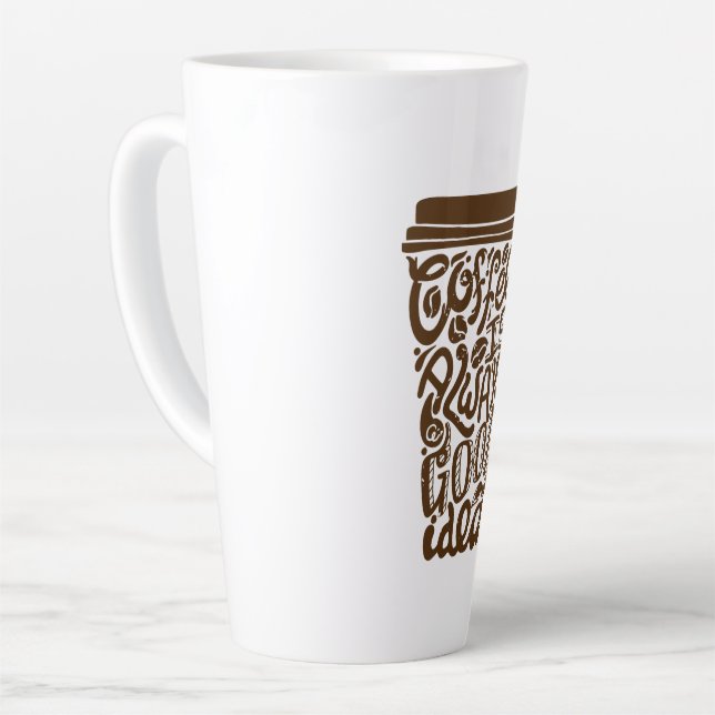 Tasse Latte "Le café est toujours une bonne idée" (Angle gauche)
