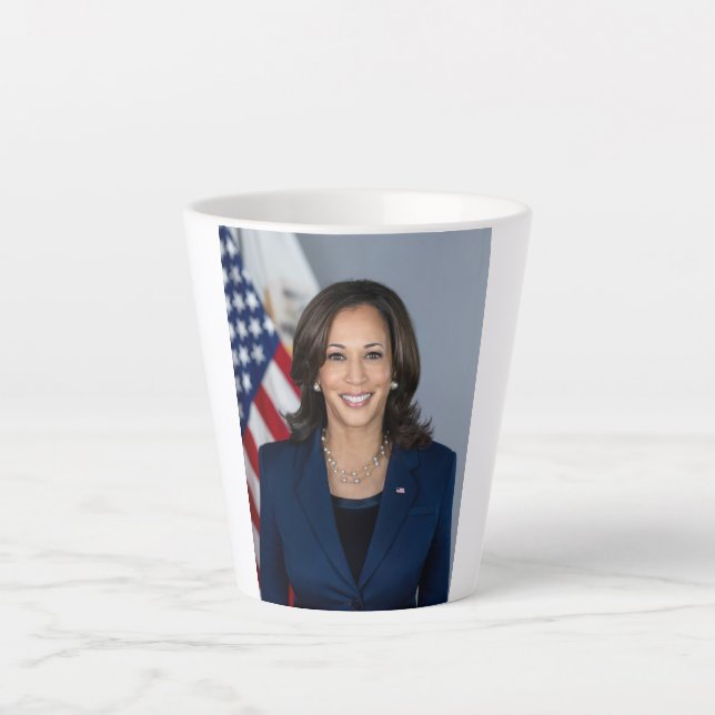 Tasse Latte Le candidat du président Kamala Harris US 2024 (Devant)