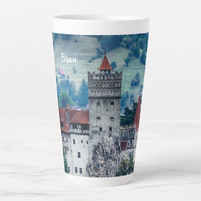 Tasse Latte Le château de Bran (Devant)