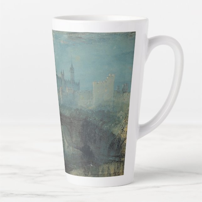 Tasse Latte Le château William Turner Alnwick (Droite)