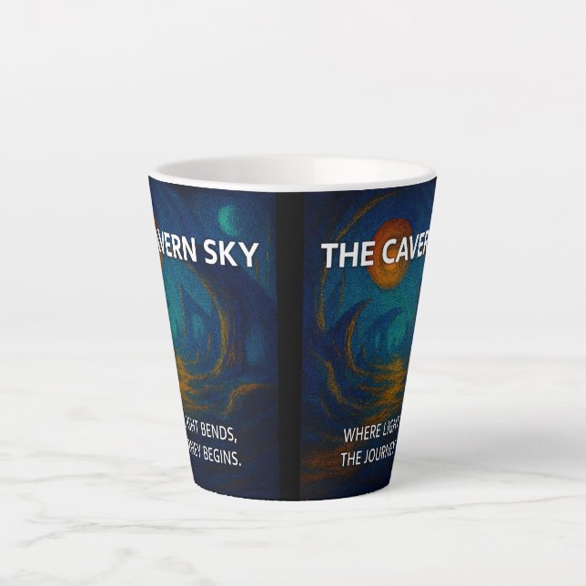 Tasse Latte Le ciel de la caverne (Devant)