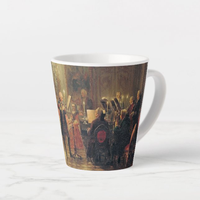 Tasse Latte Le Concert-Adolph Menzel Small (Angle droit)