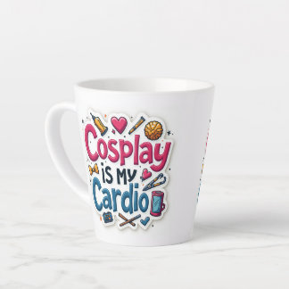 Tasse Latte Le Cosplay Est Mon Cardio