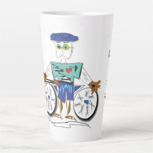 Tasse Latte Le Cycliste" - La prochaine grande aventure de la