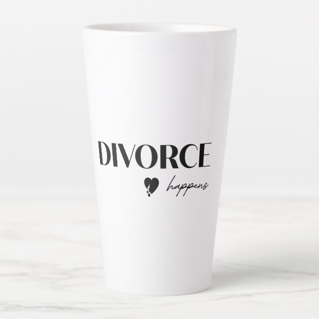 Tasse Latte Le divorce arrive (Devant)