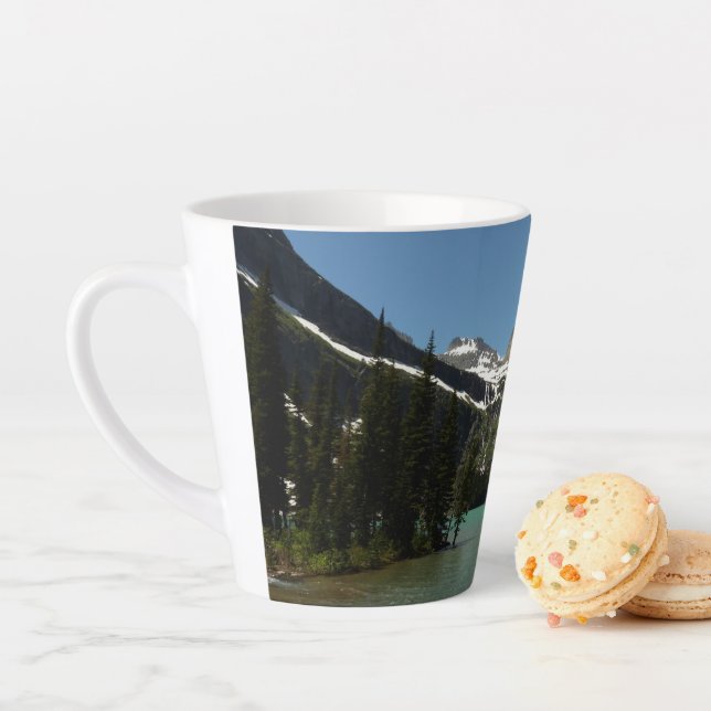 Tasse Latte Le lac Grinnell au parc national des Glaciers (En situation)