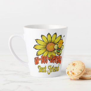 Tasse Latte Le meilleur ami des tournesols et des abeilles