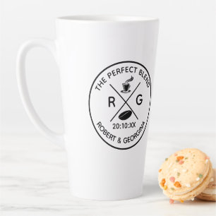 Tasse Latte Le mélange parfait, un cadeau de mariage de café m