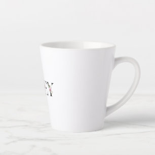Tasse Latte Le nom de Riley. Je m'appelle Riley.